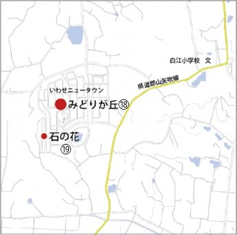 岩瀬地区の位置図