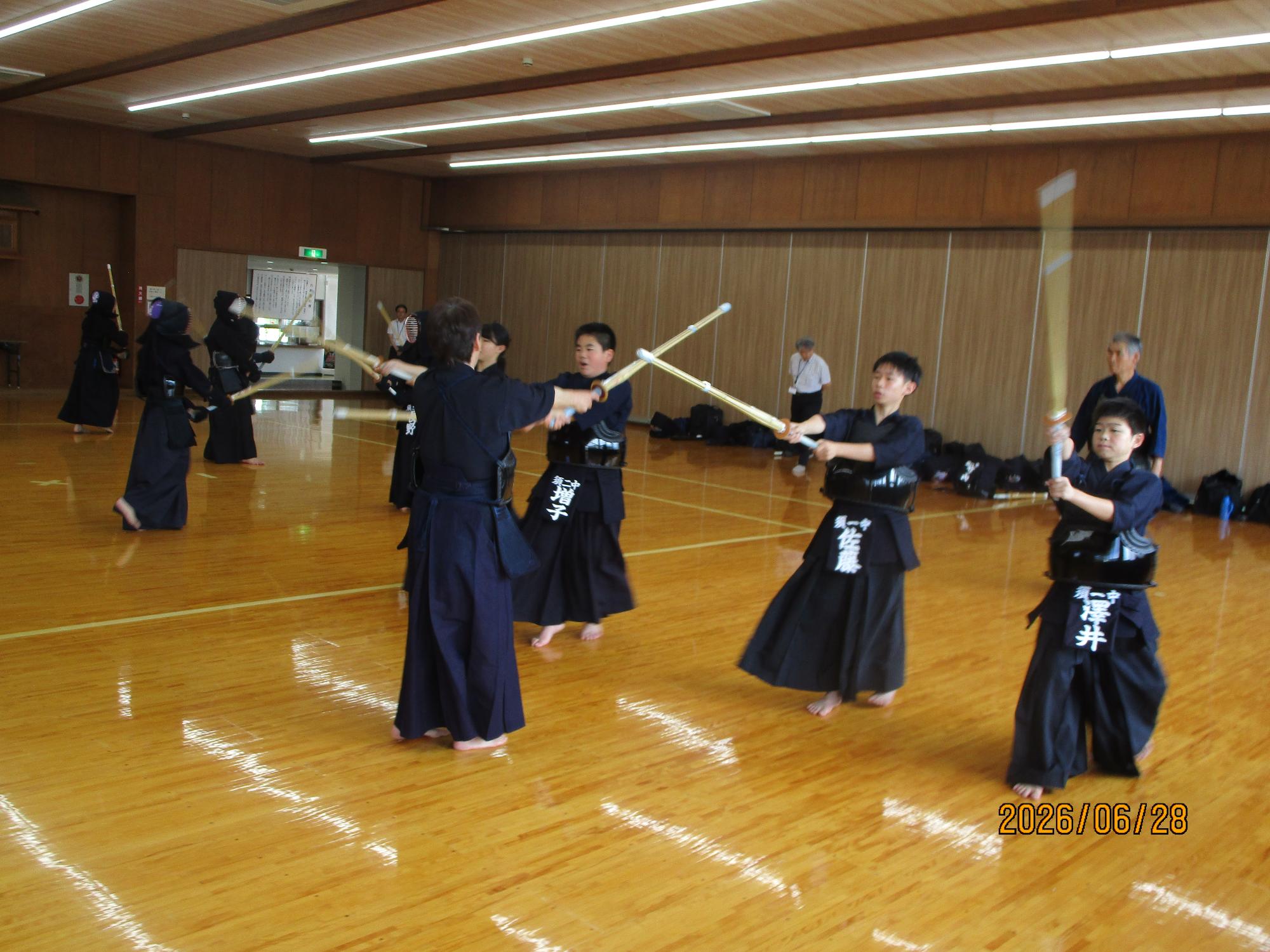 剣道休日合同部活動の写真（その3）