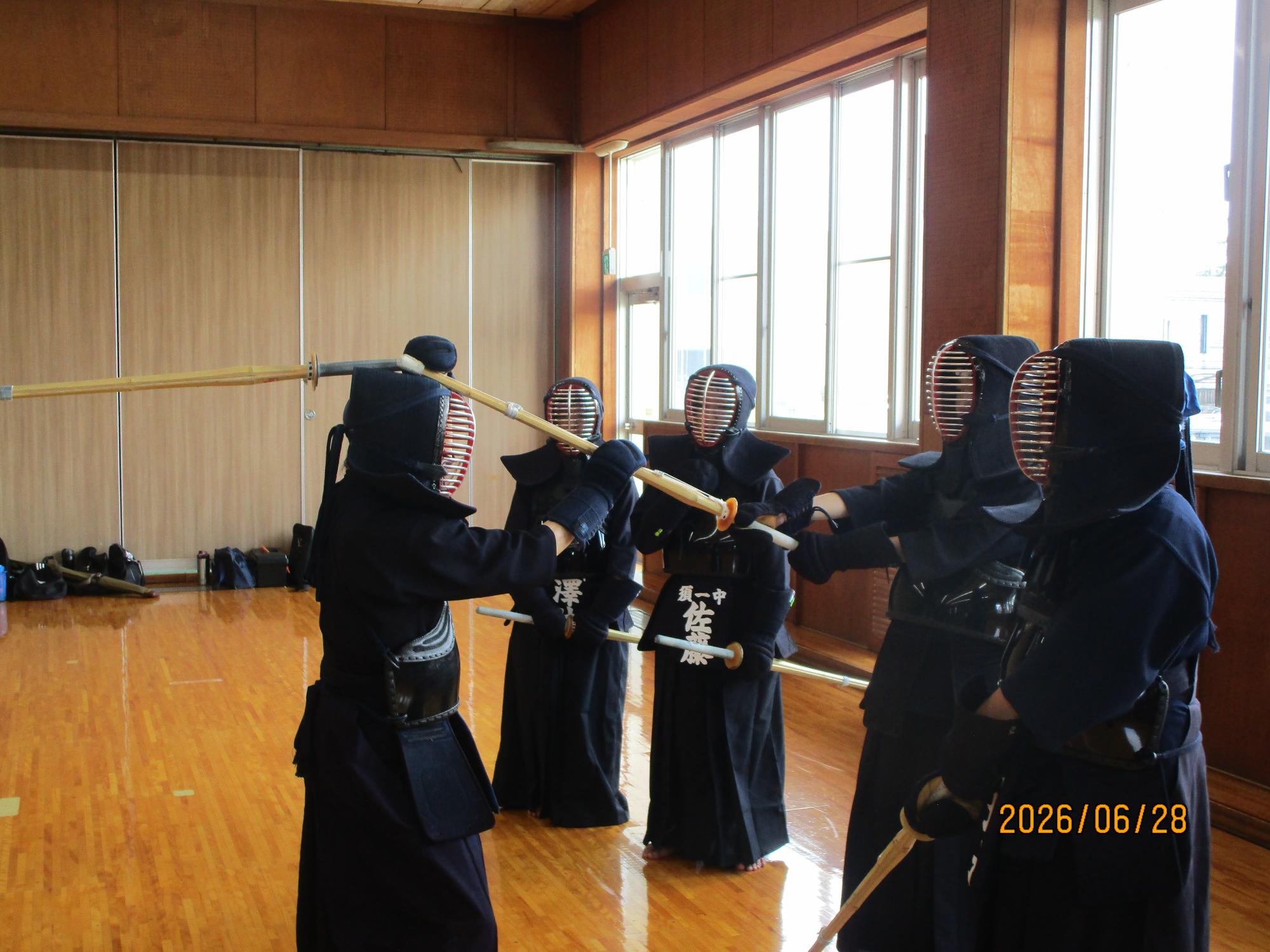 剣道休日合同部活動の写真（その4）
