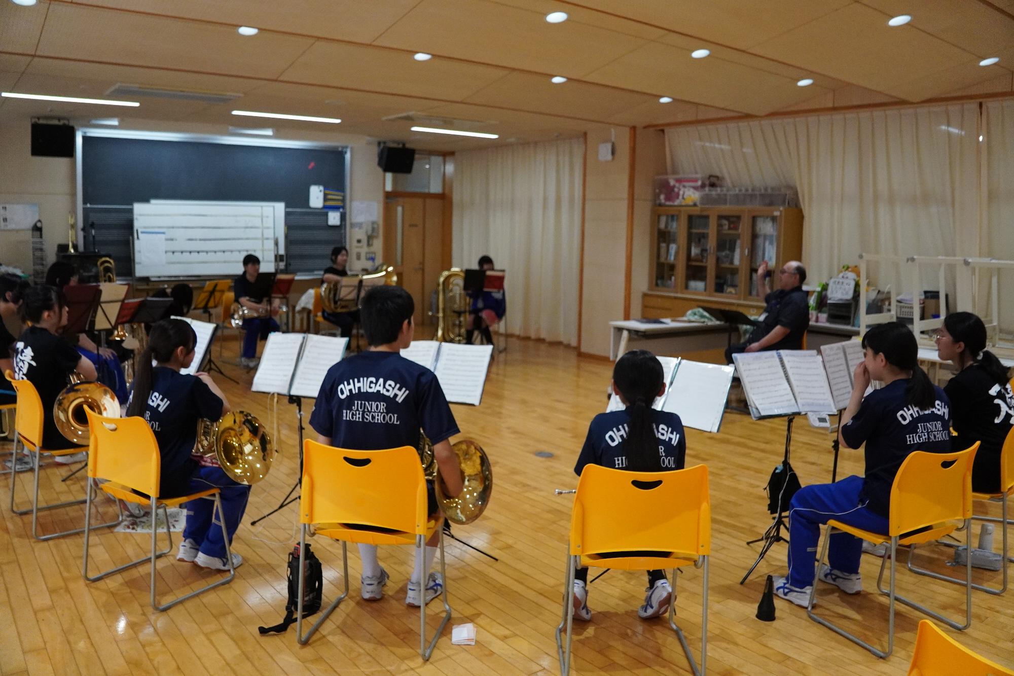 吹奏楽休日合同部活動の写真（その5）