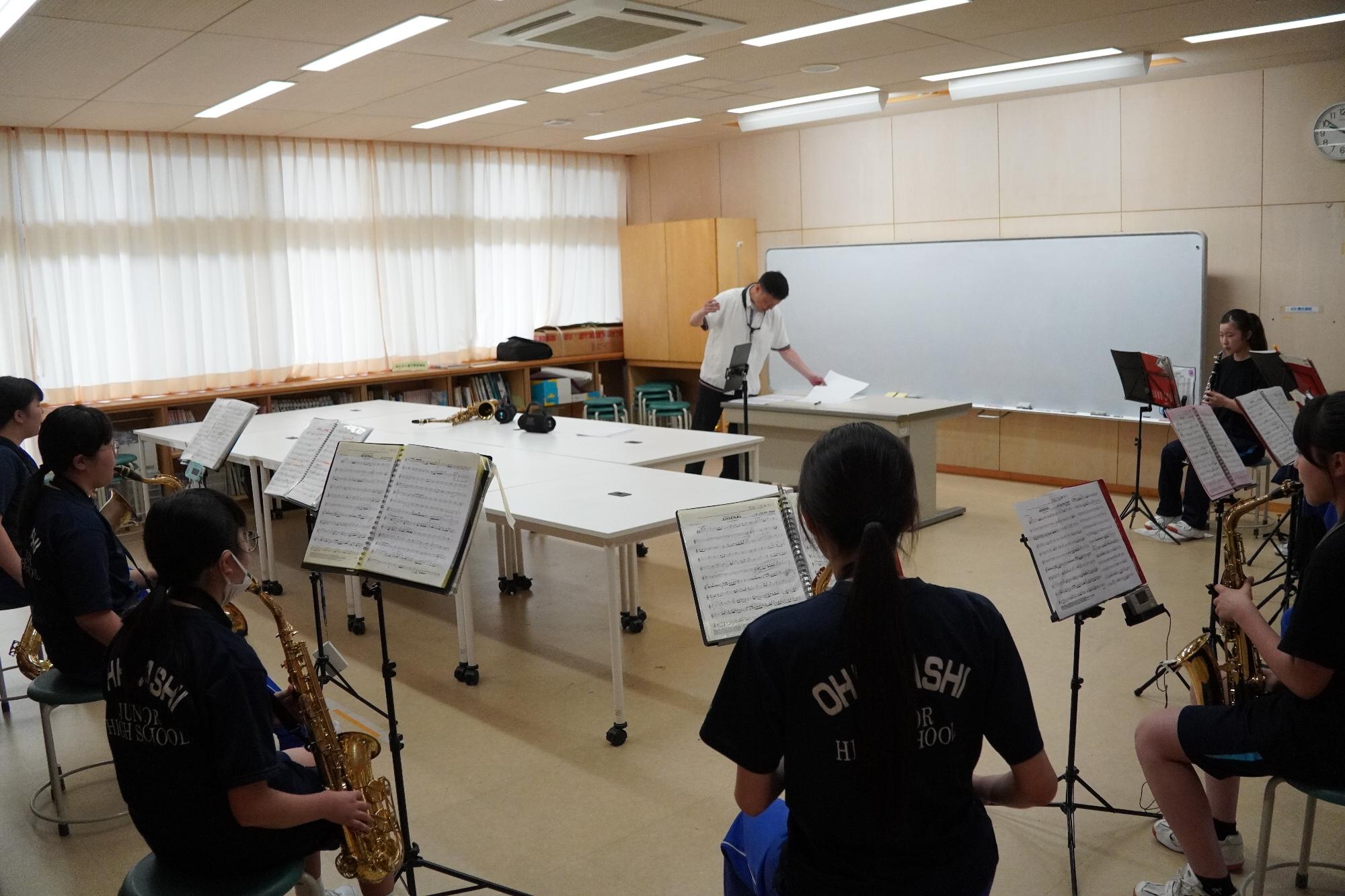 吹奏楽休日合同部活動の写真（その6）