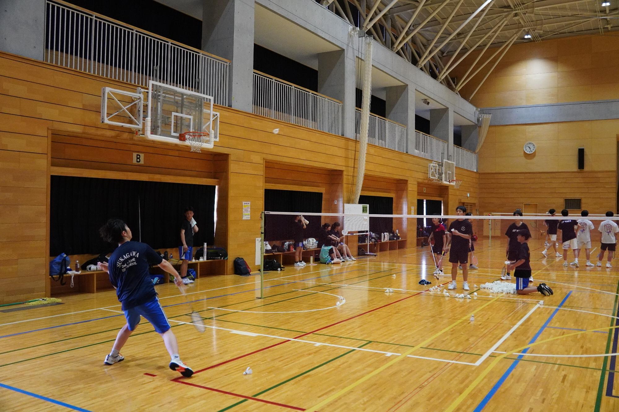 バドミントン休日合同部活動の写真（その3）