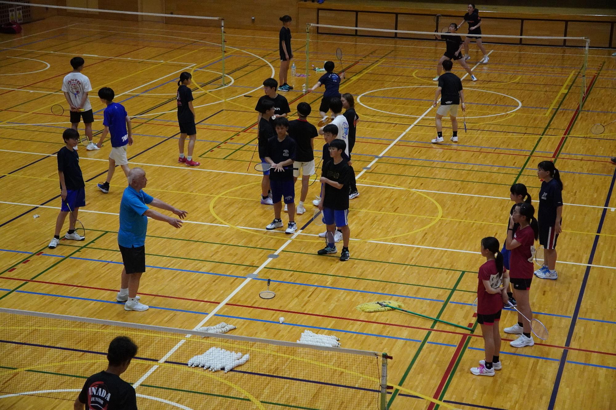 バドミントン休日合同部活動の写真（その5）
