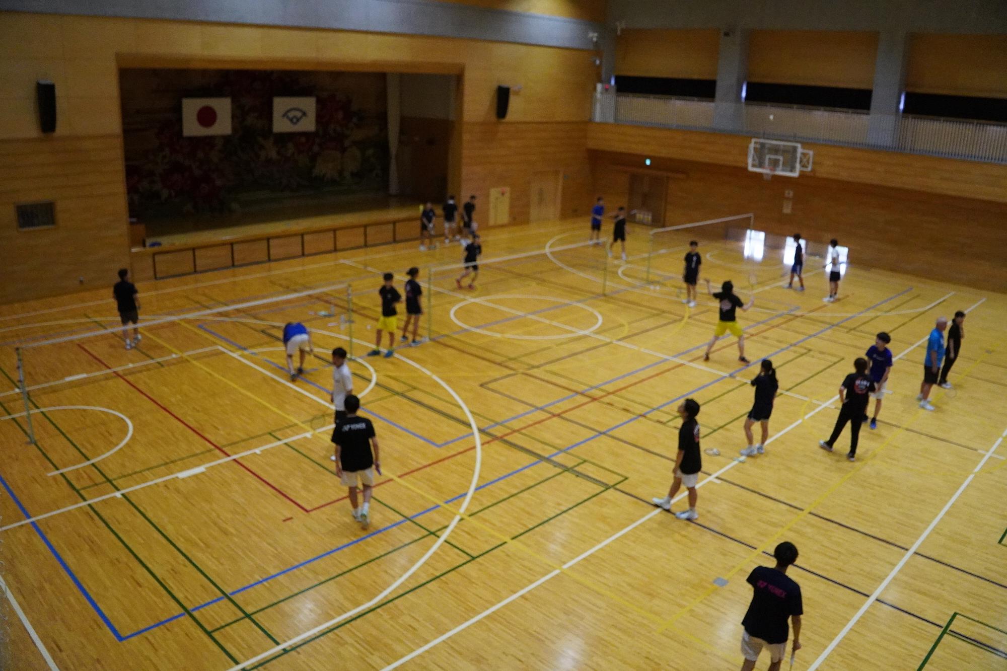 バドミントン休日合同部活動の写真（その6）