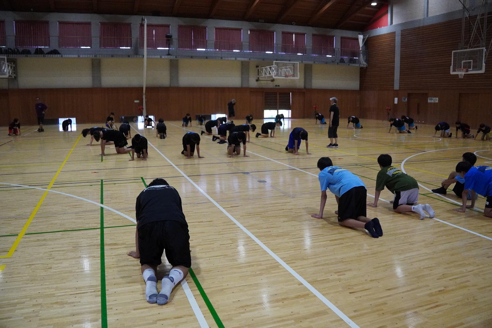 バスケットボール休日合同部活動の写真（その2）