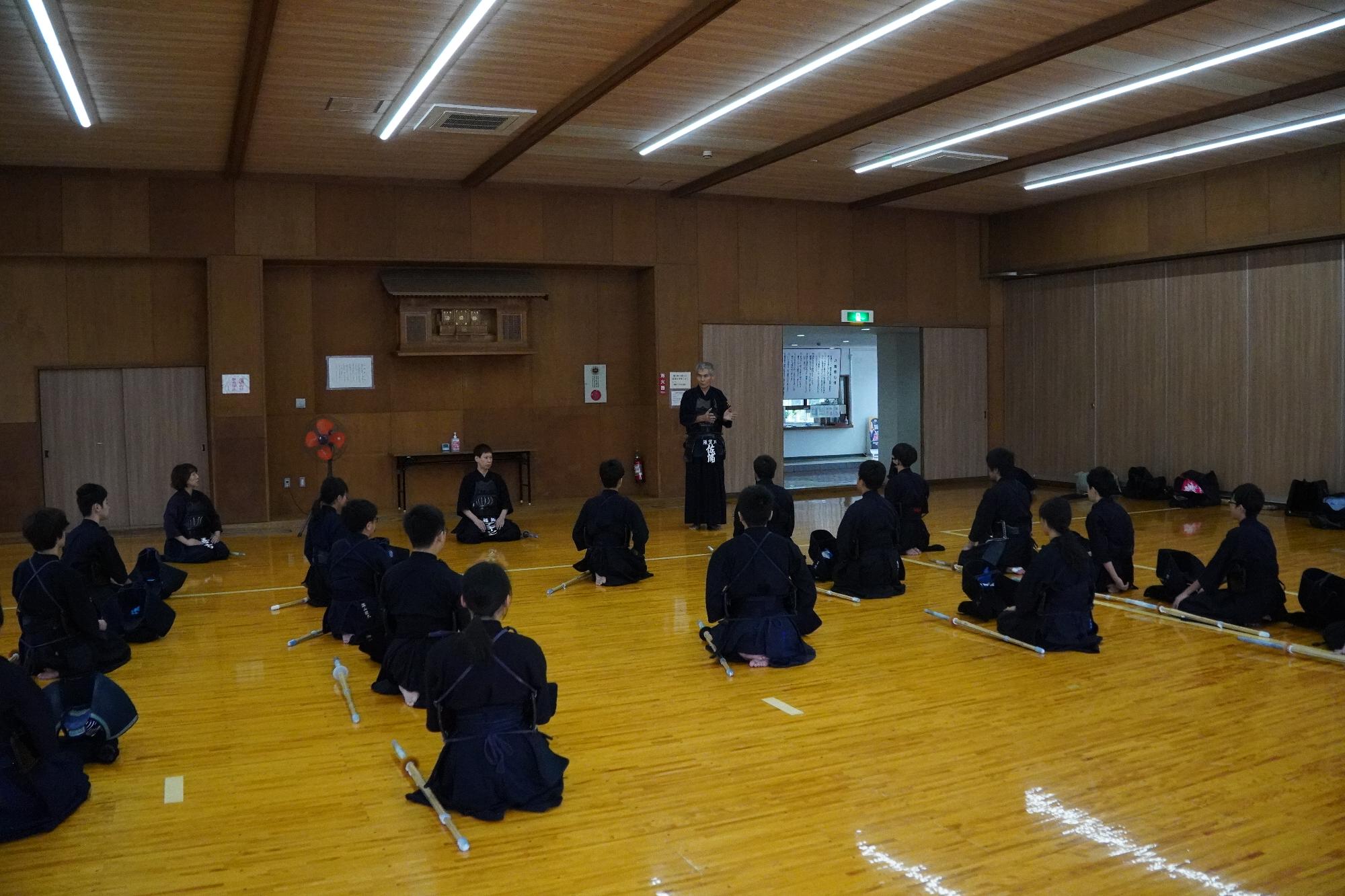 剣道休日合同部活動の写真（その2）