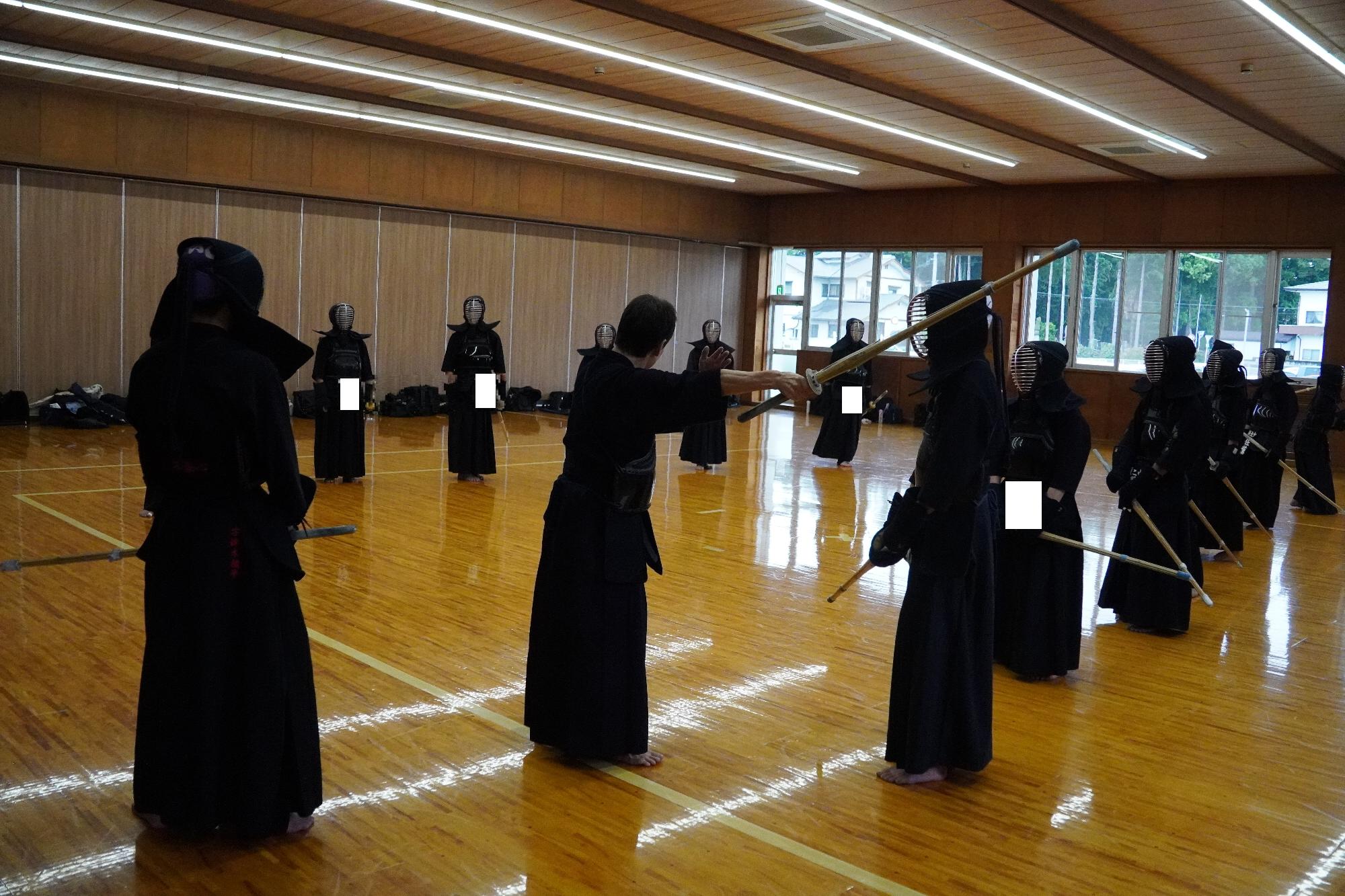 剣道休日合同部活動の写真（その3）