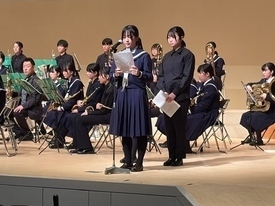 生徒代表挨拶