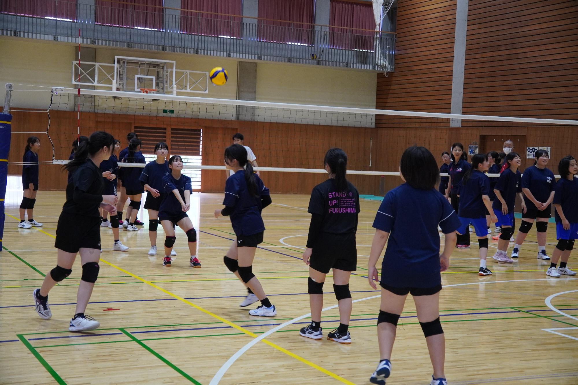 バレーボール休日合同部活動の写真（その3）