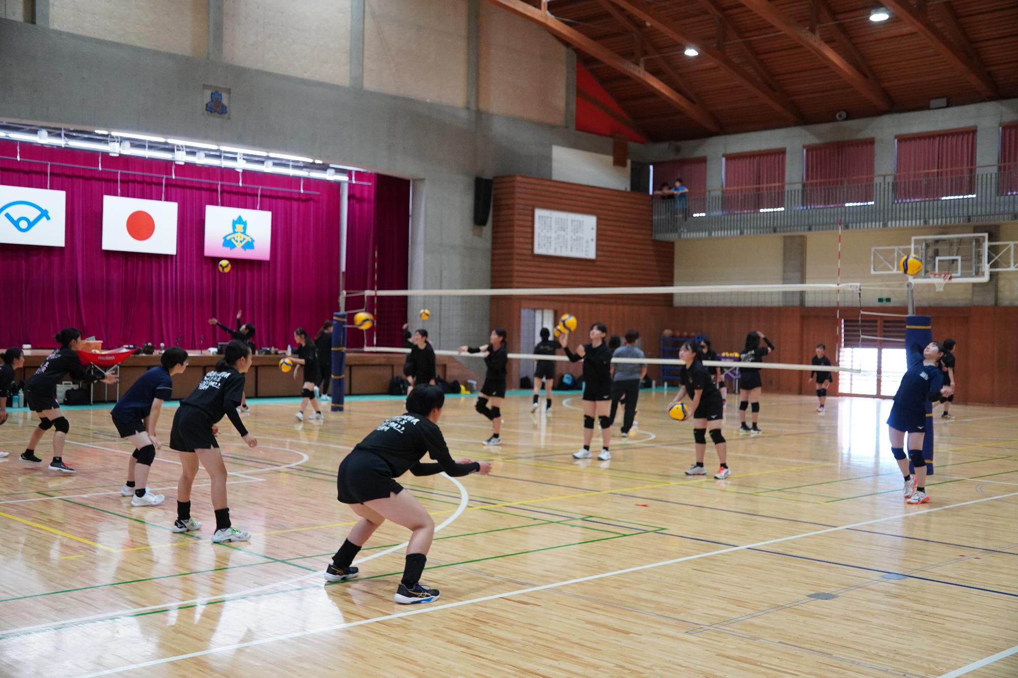 バレーボール休日合同部活動の写真（その5）