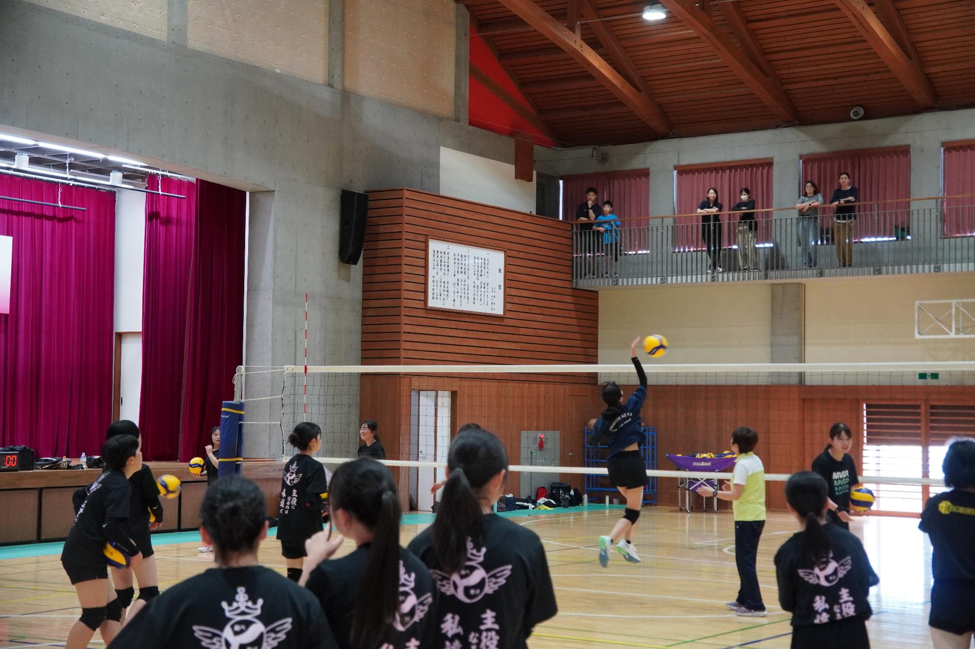 バレーボール休日合同部活動の写真（その6）
