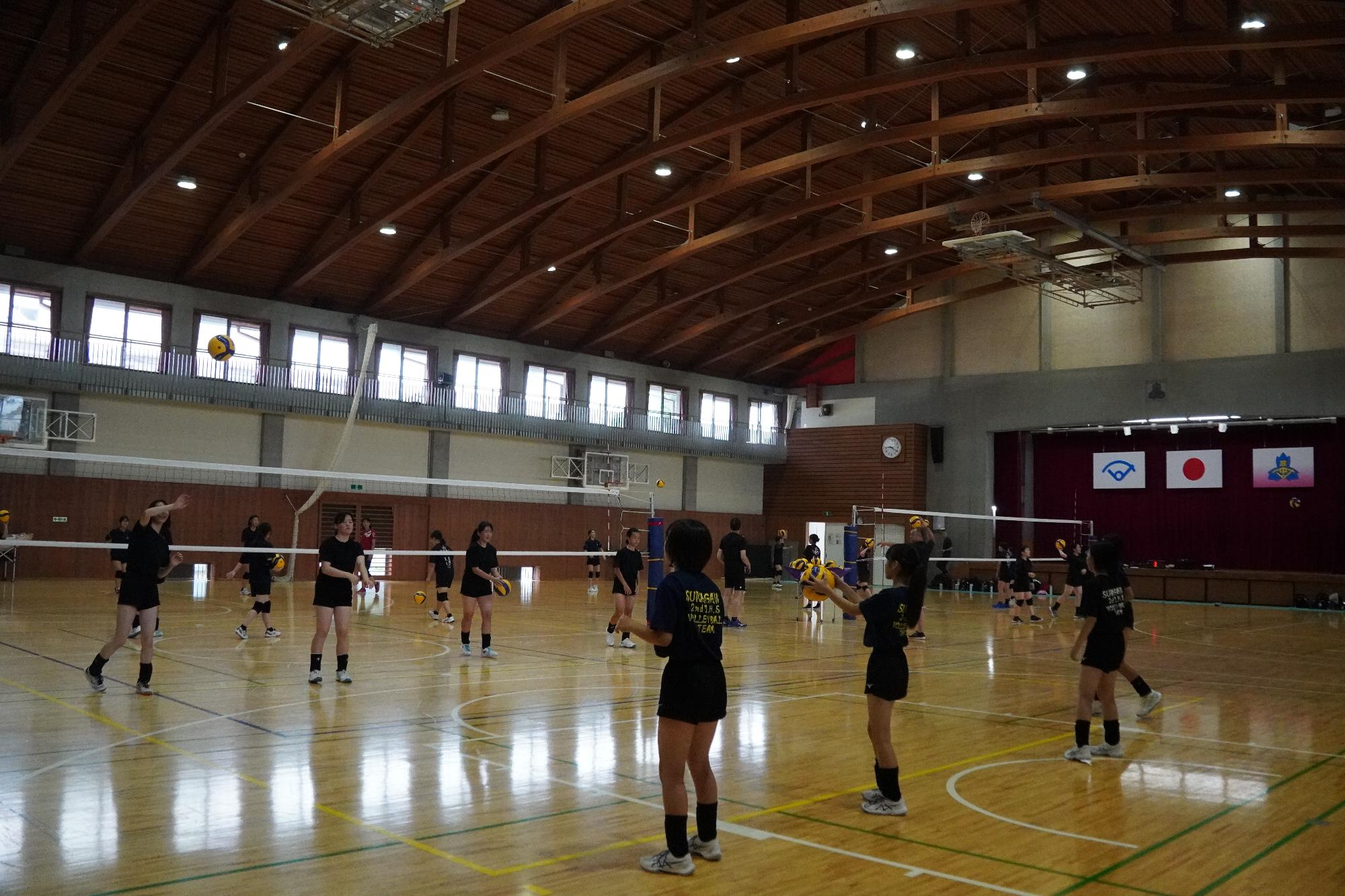 バレーボール休日合同部活動の写真（その4）