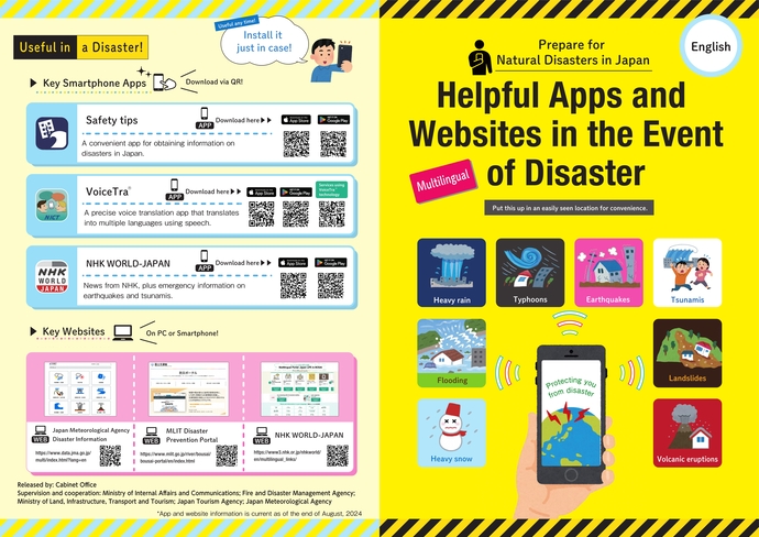 外国人向け防災リーフレット